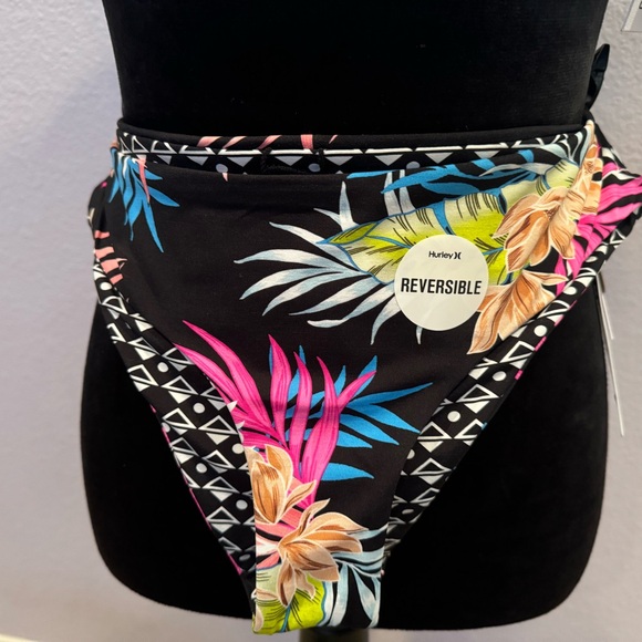 HURLEY HANA REVERSIBLE CHEEKY HIPSTER - Picture 1 of 2